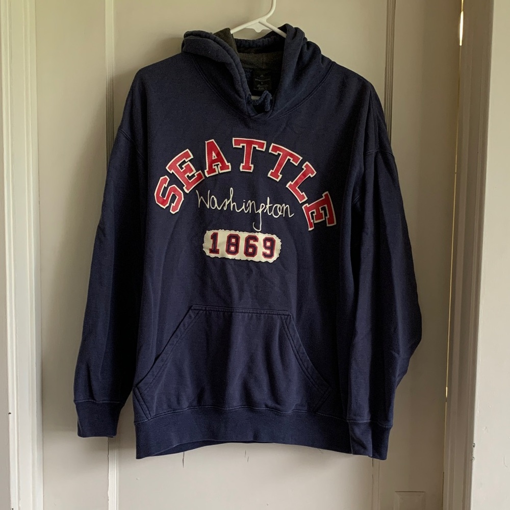 Seattle 1869 Navy Blue Hoodie